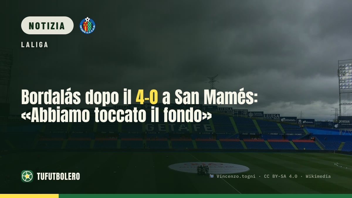 Bordalás dopo il 4-0 a San Mamés: «Abbiamo toccato il fondo»