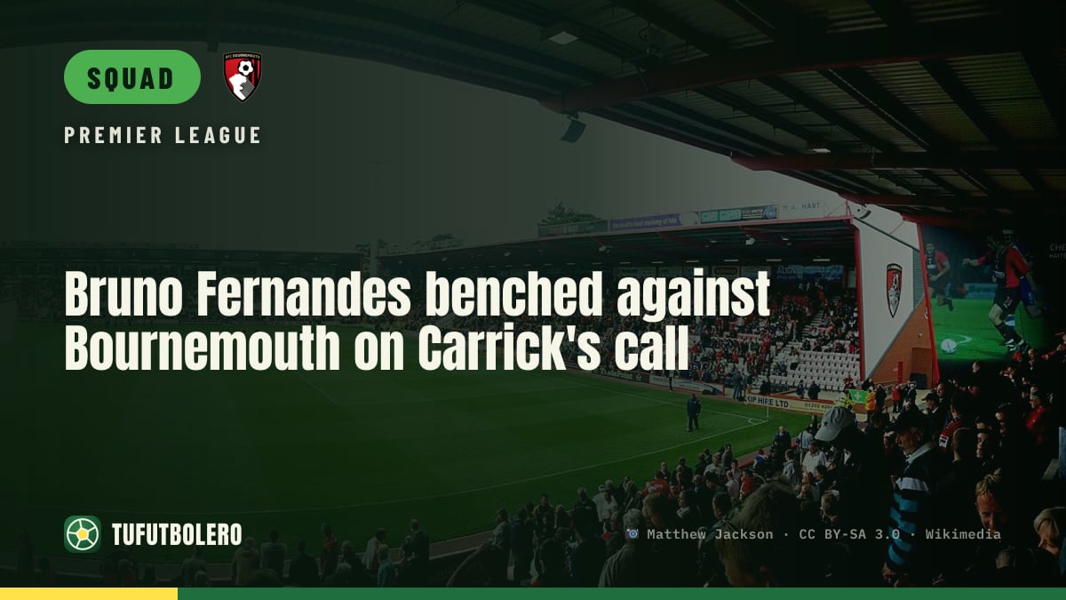 Bruno Fernandes benched against Bournemouth on Carrick's call