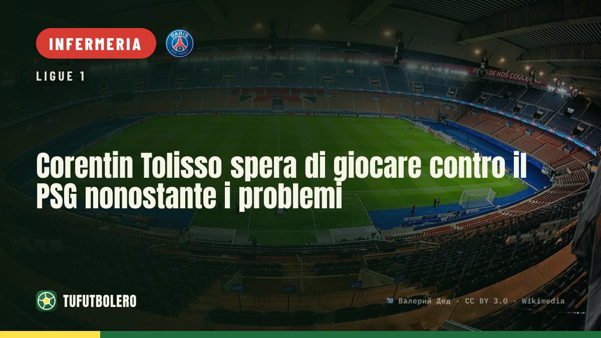 Corentin Tolisso spera di giocare contro il PSG nonostante i problemi