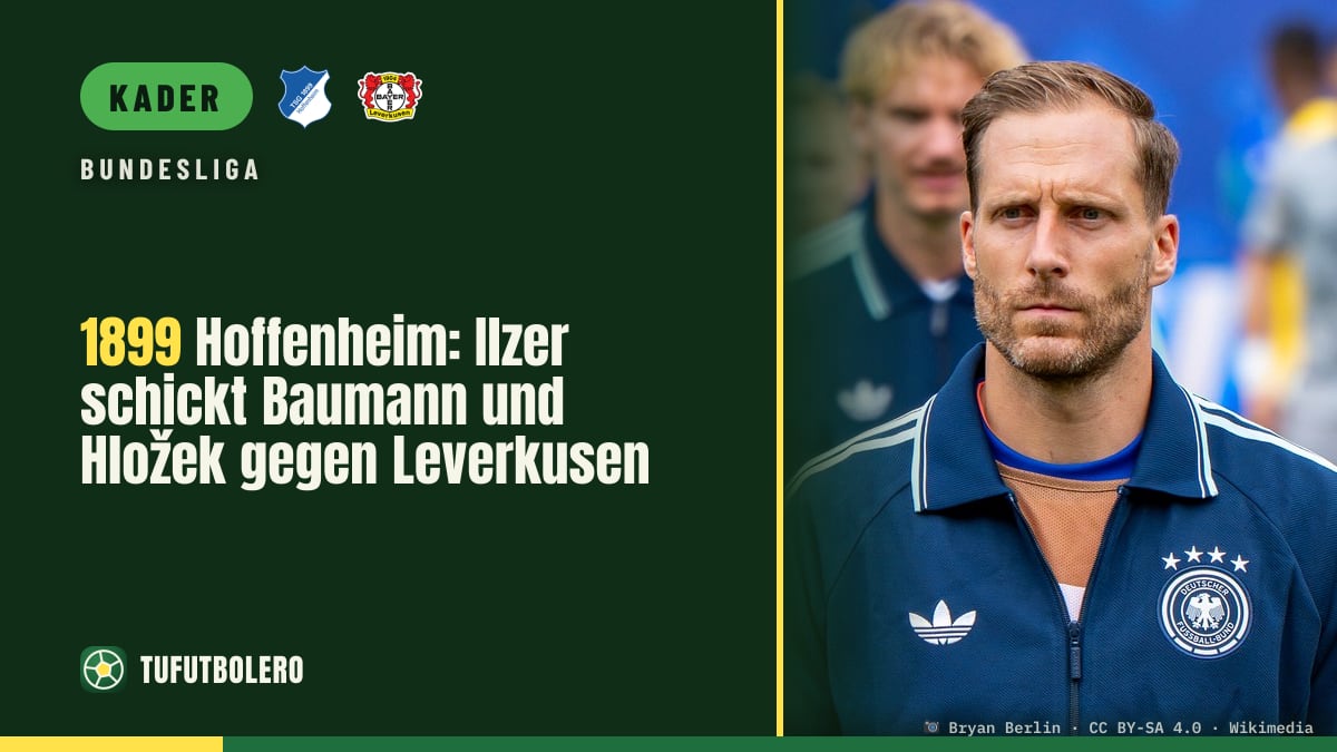 1899 Hoffenheim: Ilzer schickt Baumann und Hložek gegen Leverkusen