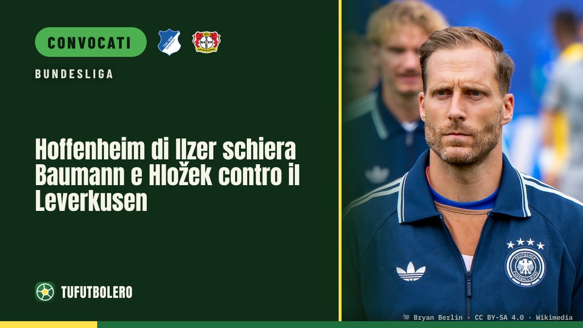 Hoffenheim di Ilzer schiera Baumann e Hložek contro il Leverkusen