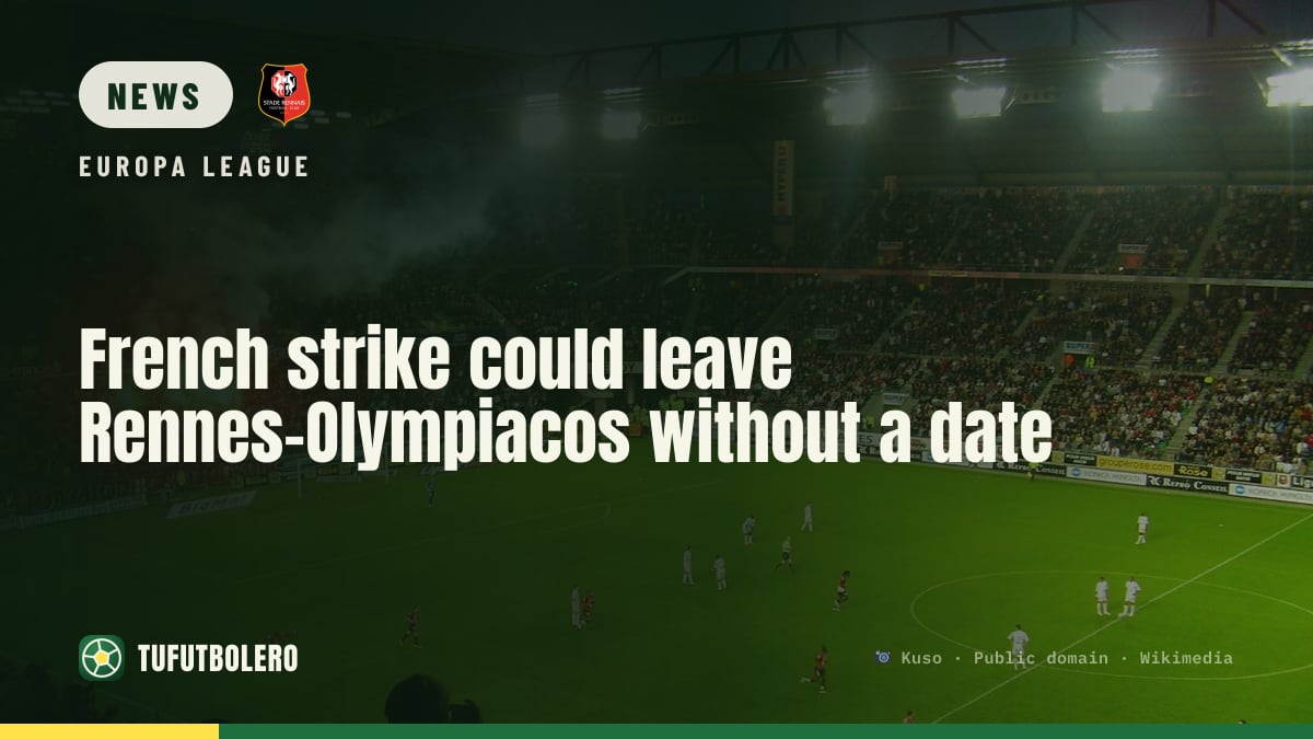French strike could leave Rennes-Olympiacos without a date