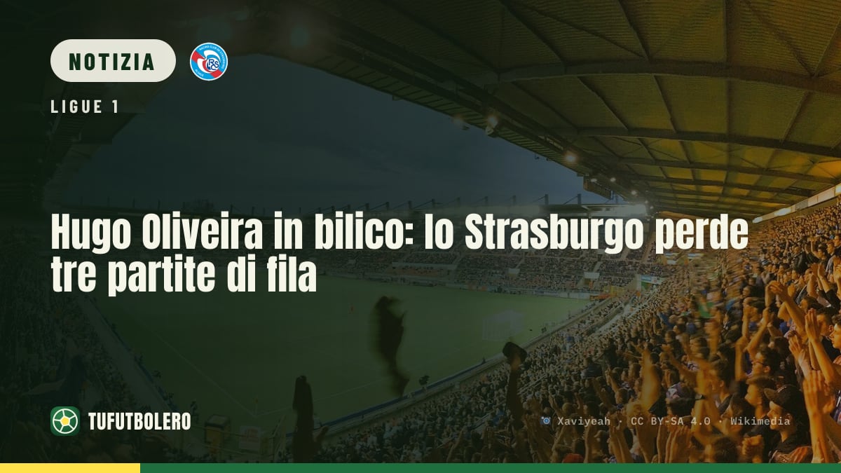 Hugo Oliveira in bilico: lo Strasburgo perde tre partite di fila