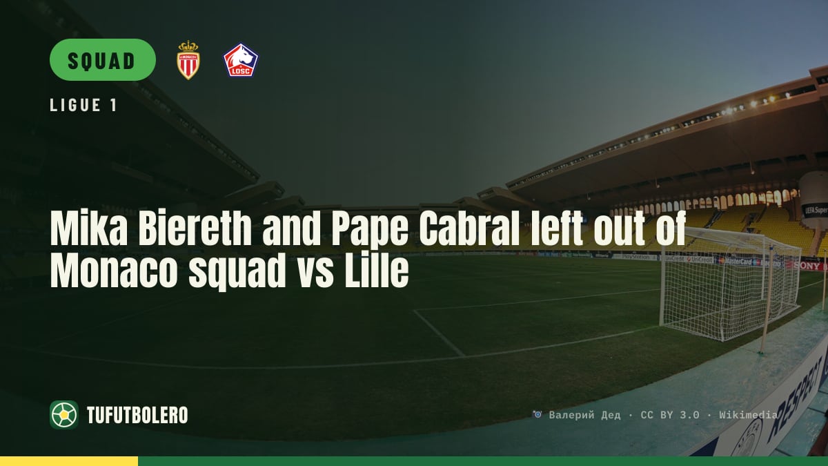 Mika Biereth and Pape Cabral left out of Monaco squad vs Lille