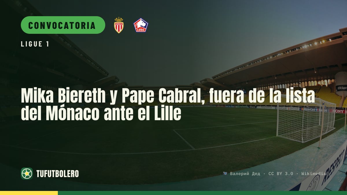 Mika Biereth y Pape Cabral, fuera de la lista del Mónaco ante el Lille