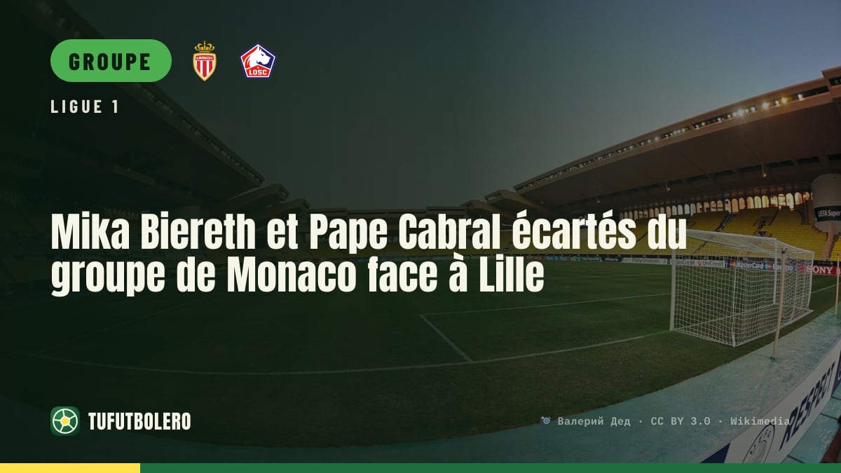 Mika Biereth et Pape Cabral écartés du groupe de Monaco face à Lille