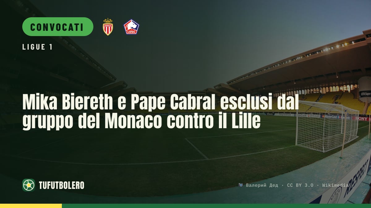 Mika Biereth e Pape Cabral esclusi dal gruppo del Monaco contro il Lille