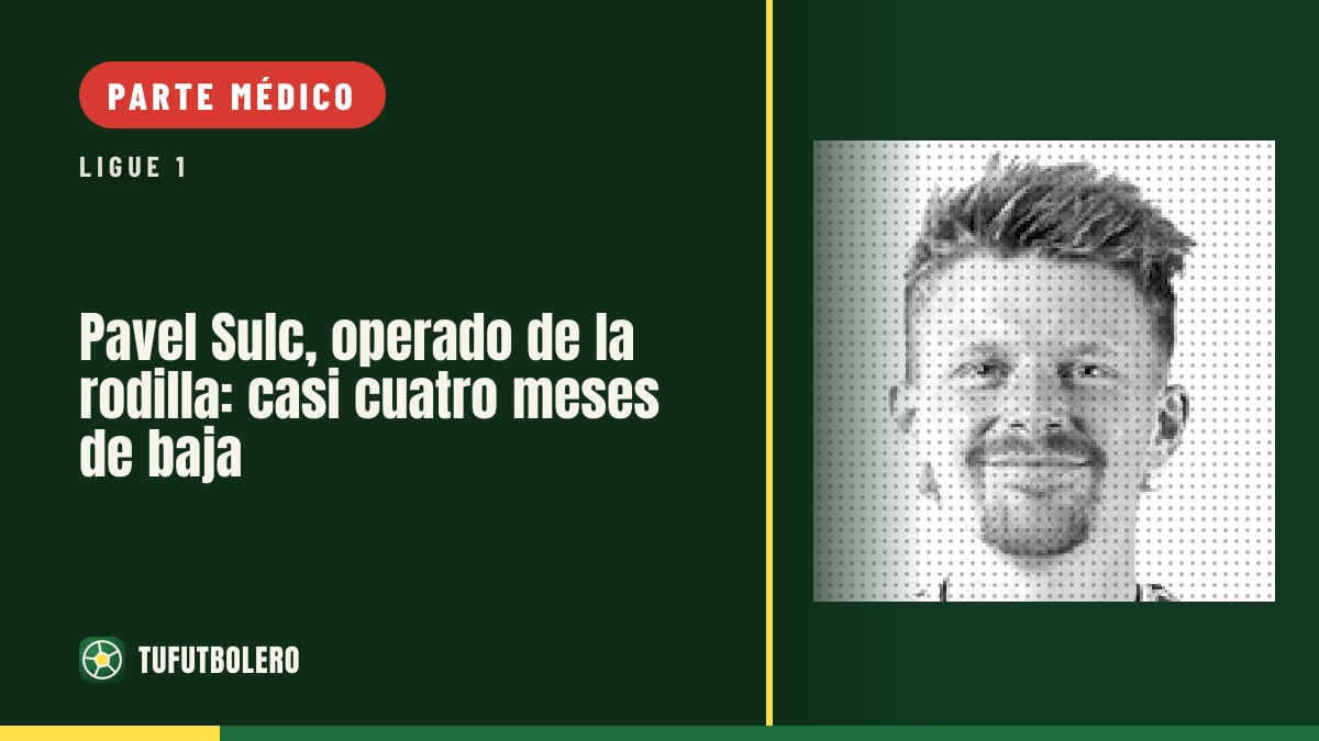 Pavel Sulc, operado de la rodilla: casi cuatro meses de baja