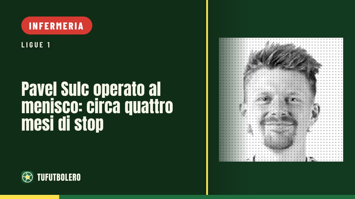 Pavel Sulc operato al menisco: circa quattro mesi di stop