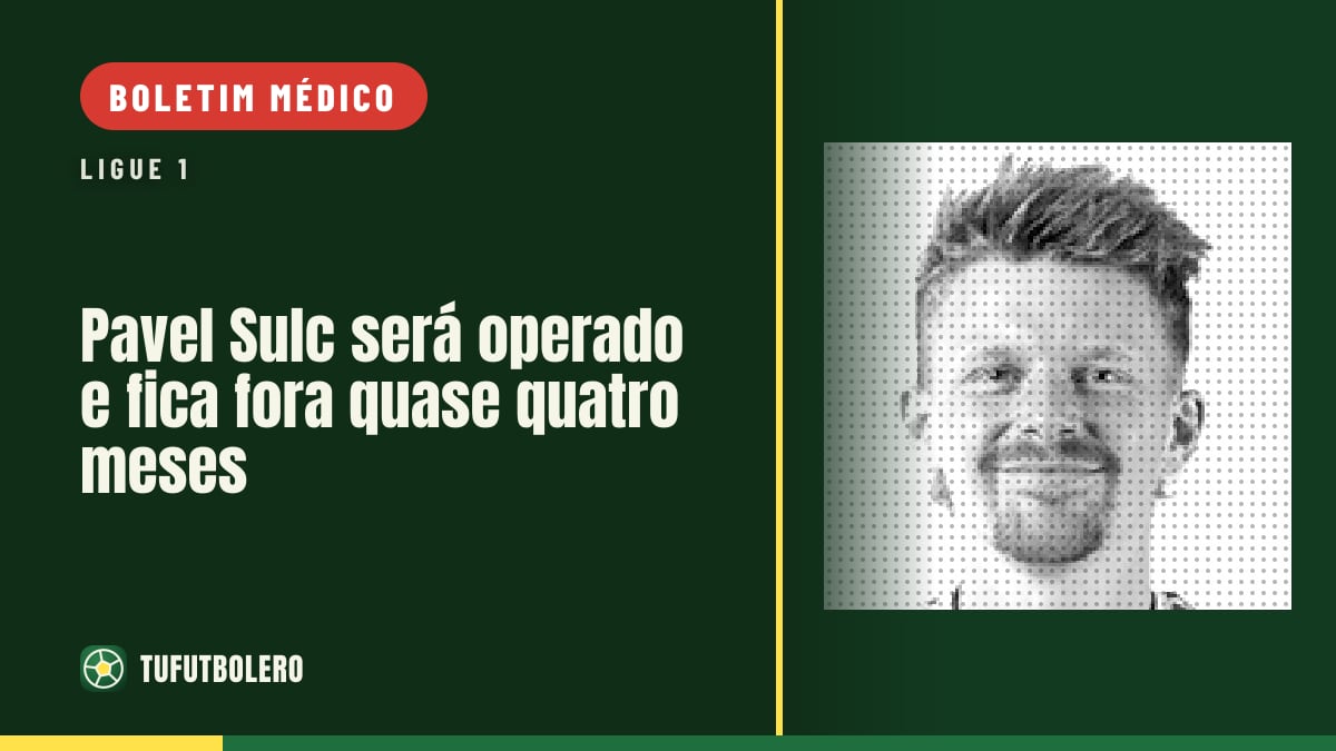 Pavel Sulc será operado e fica fora quase quatro meses